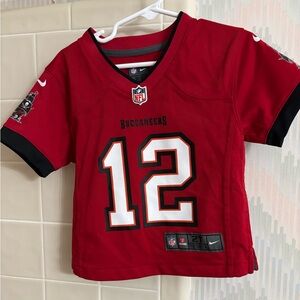 Nike NFL Tampa Bay Buccaneers Tom Brady #12 On Field jersey size 2T schwoosh